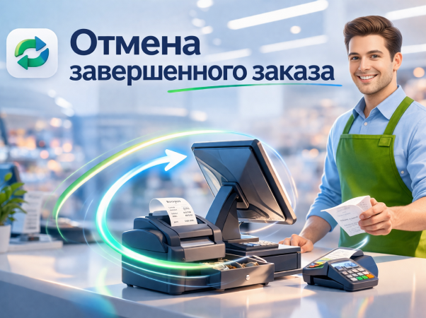 Возврат завершенного заказа в REGOS:POS